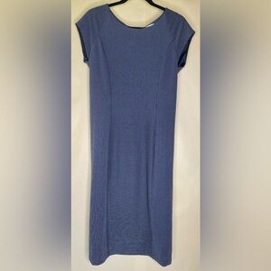 Rosemunde Blue Striped Fitted Sheath Dress Sz 38 (Medium)